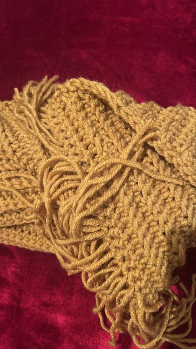 Шарф зимний теплый