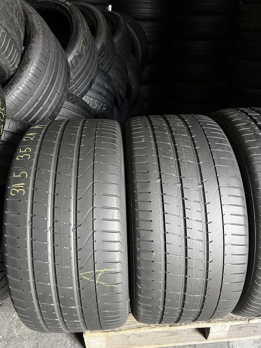 4 anvelope vara 315/35/21 + 285/40/21 , Pirelli , 5.5-6.4 mm , Porsche Cayenne !