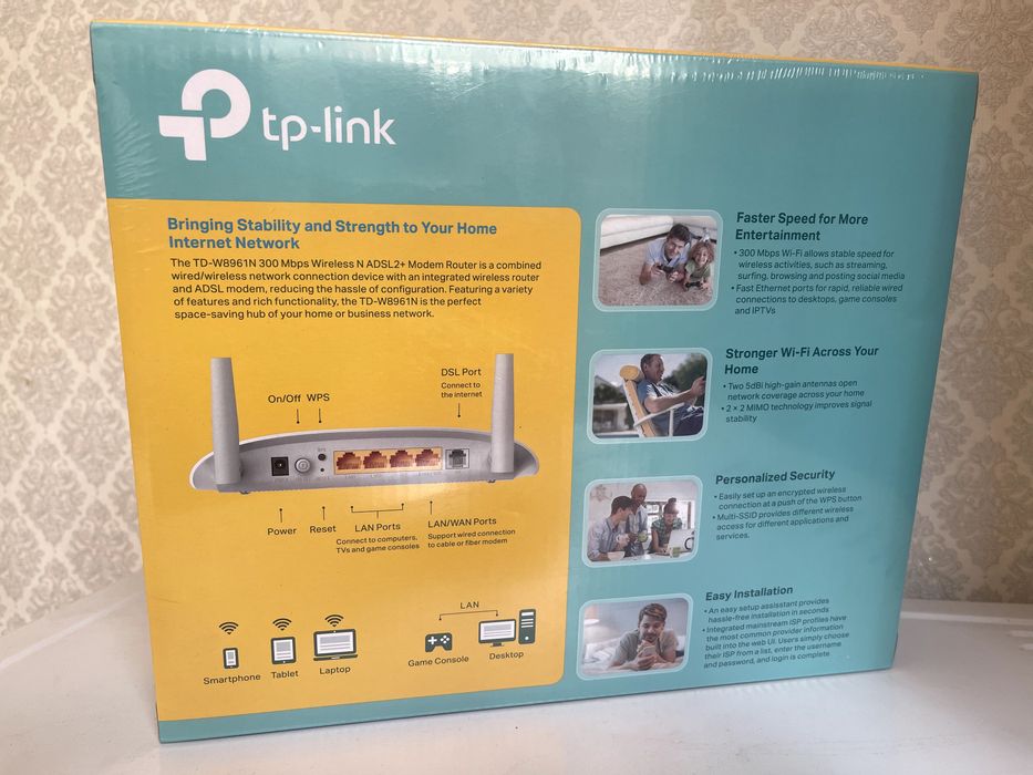Wi-Fi роутер TP-LINK TD-W8961N V5