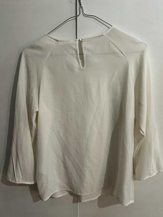 bluza camasa alba cu maneca 3/4 Koton marimea 34 XS