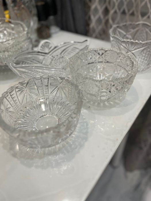 Продам разные хрустальные салатники, вазы