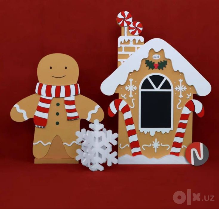 Новогодний печенка из пенопласта