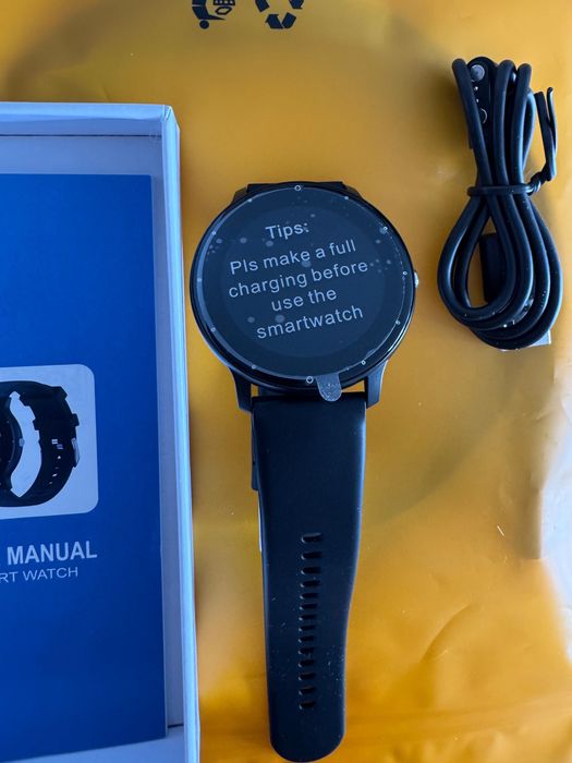 Ceas smartwatch si bratara fitness, Apeluri, Microfon, Difuzor, Notificari/Sms/Social Media