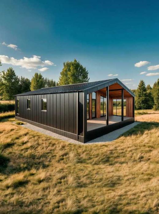 Барнхаус 9х13 с террасой