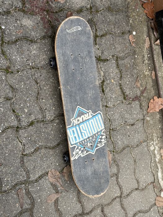 Skateboard placa rotile hotwheels