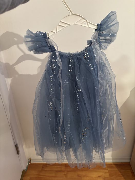 Детска синя рокля