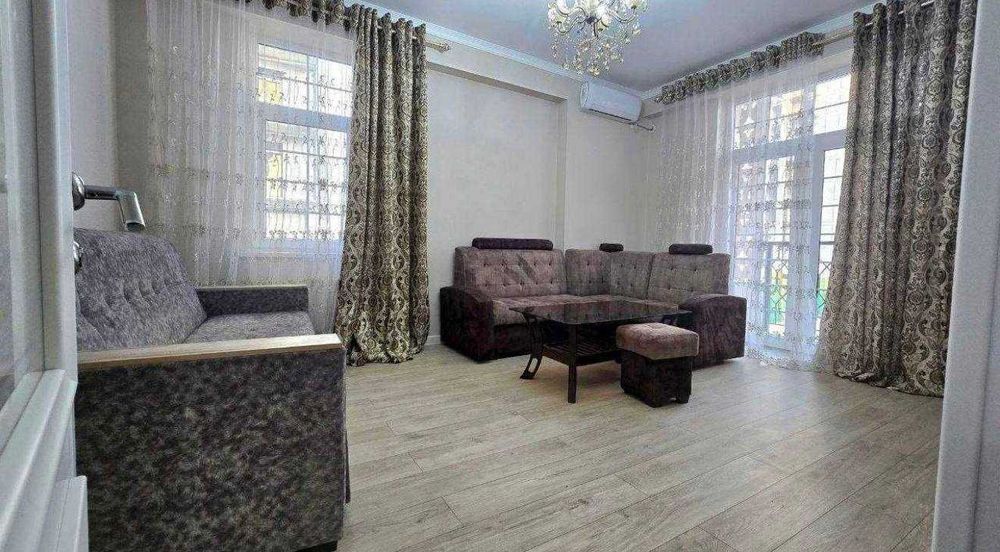 2-комнатная квартира с евроремонтом в ЖК Greenwich, 56 м²