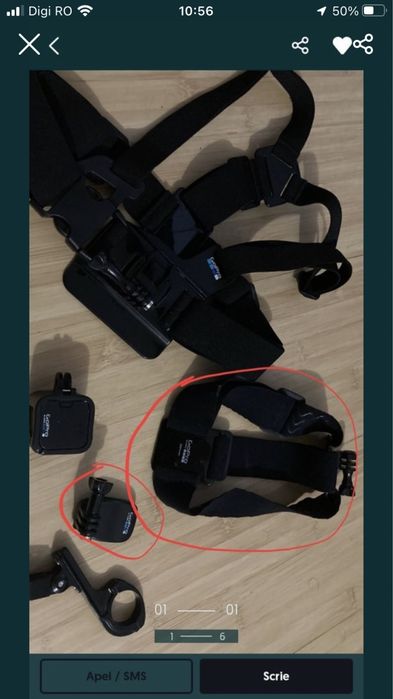 Go pro hero 4 session,perfect funcționabilă,+ accesoriile din poze