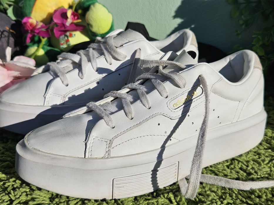 Adidas Sleek кецове от кожа N39,5