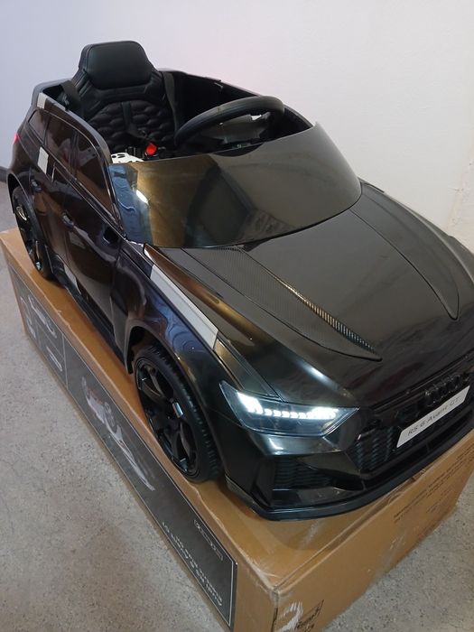 Ново!Промоция!Акумулаторен джип AUDI RS6 Avant GT с меки гуми,кожена седалка 12волта