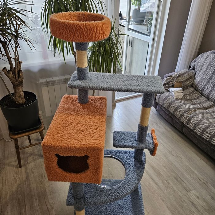 Домик для кошек когтеточка