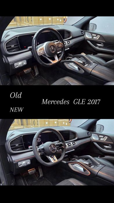 Volan Mercedes AMG  din Piele model 2025 compatibil 2008-2025