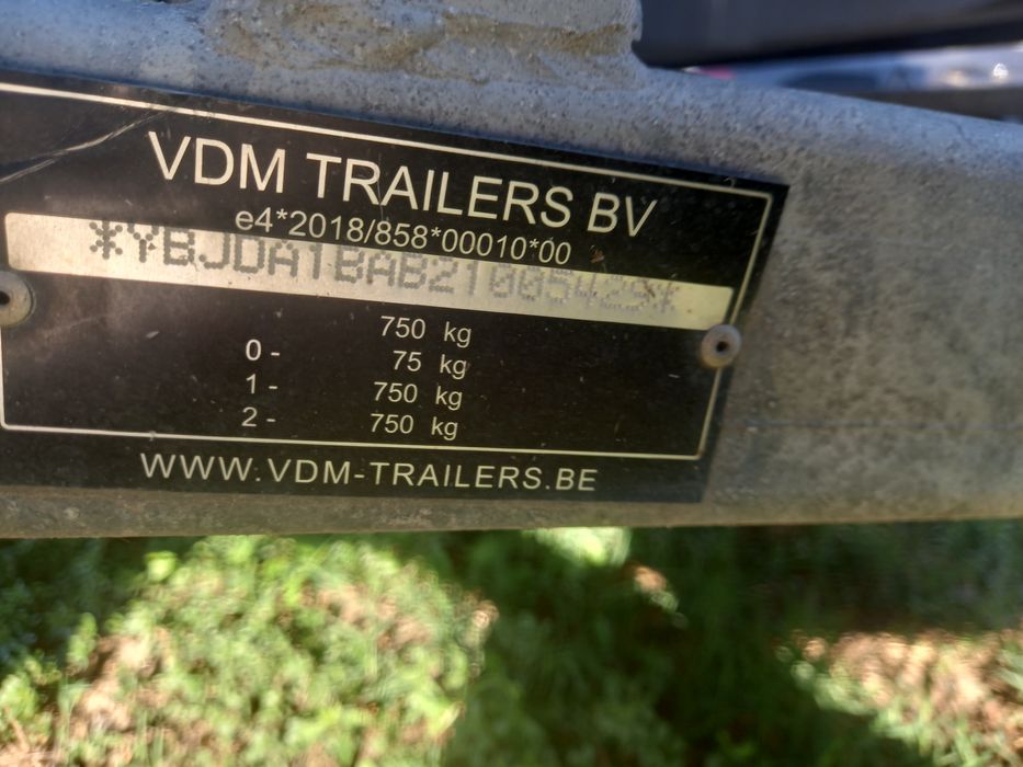 Remorca atv 750kg