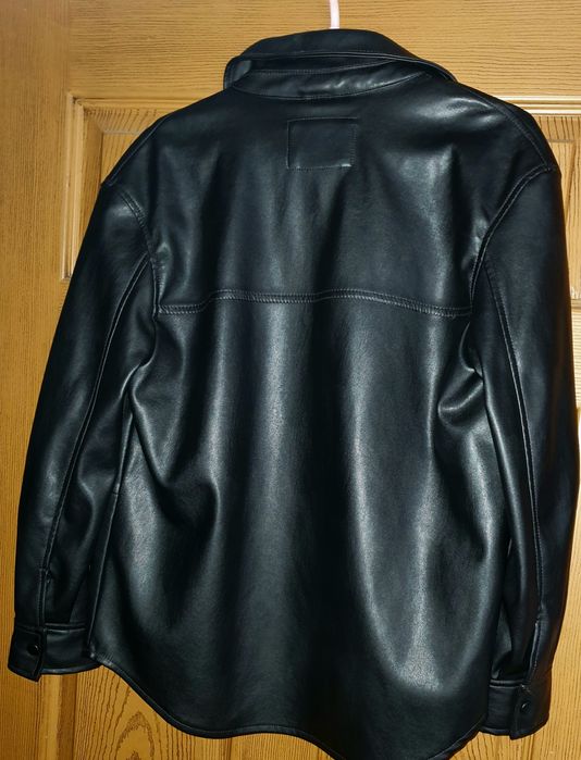 Плътна кожена дамска риза