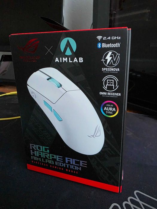 Безжична Геймърска мишка ASUS ROG Harpe Ace AIM LAB EDITION