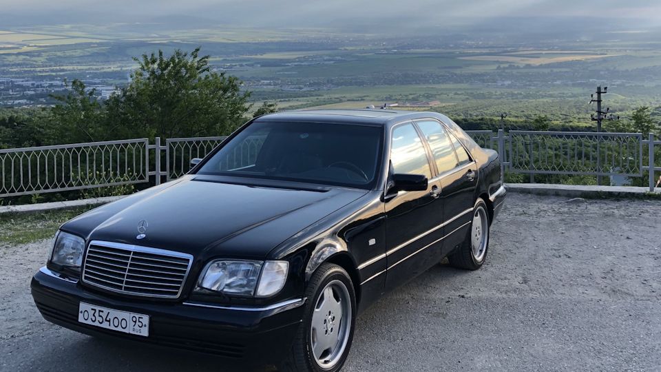 Mercedes Benz s600 w140 черный Бандитский 90