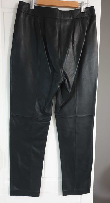 Кожен панталон Massimo Dutti