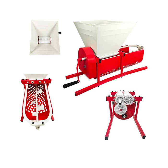 Гроздомелачка с отделяне на чепките, Ронкачка, Преса DG07