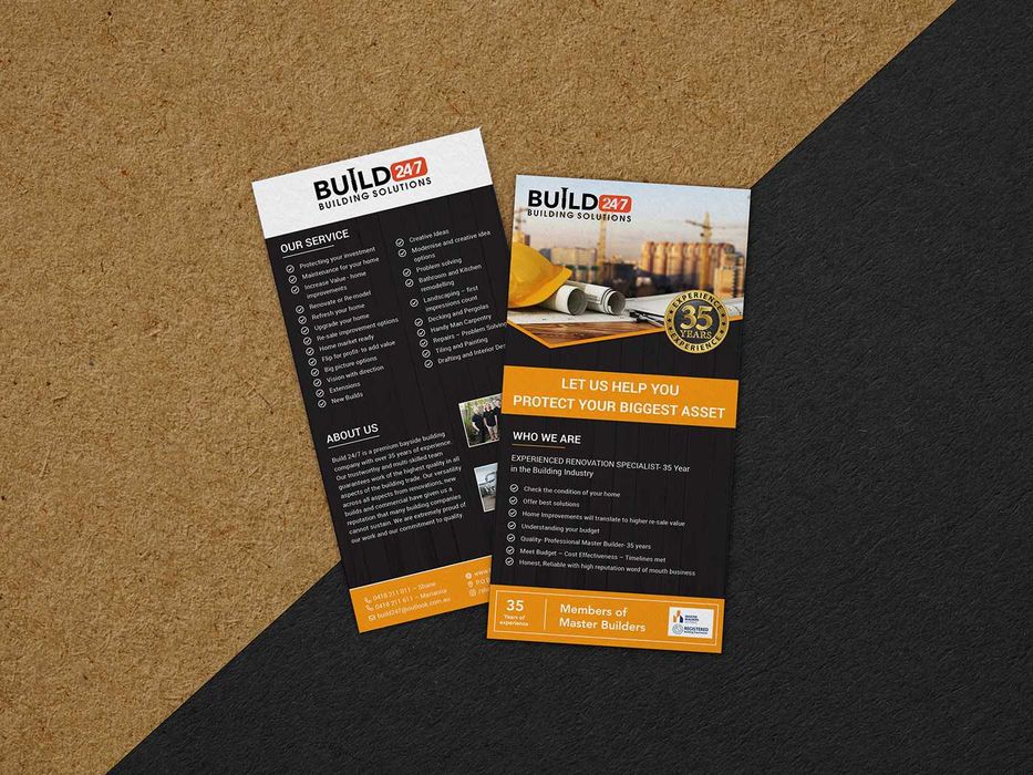 Flayer vizitka buklet logatip