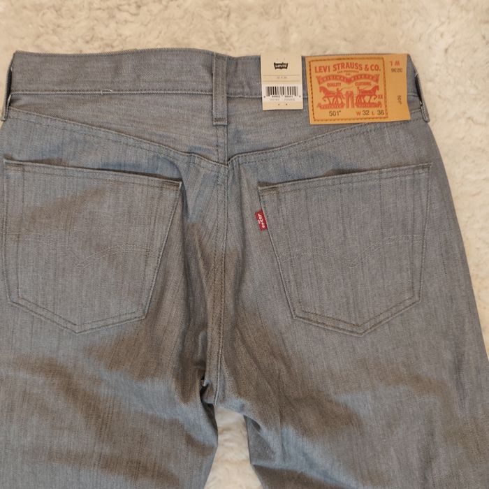 Джинсы Levis 501, светлые, W32 L36
