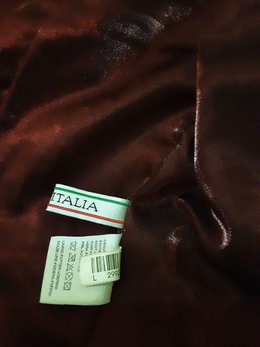 Женская натуральная кожаная куртка