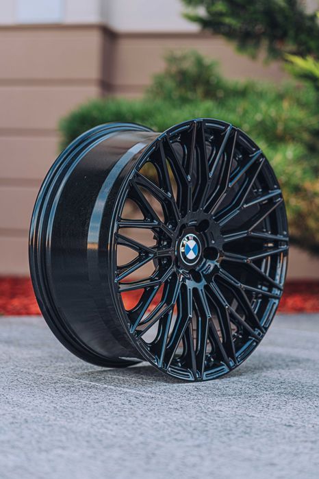 Jante Roti BMW R20 5x112 Black Seria 3 Seria 4 Seria 5 Seria 6 Seria 7 Seria 8 X3 X4 X5 X6 X7 G20 G21 G30 G31 G60 G70 G14 G15 G16 G11 G12 Aliaj Nou