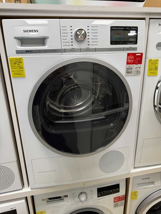 Сушилня Siemens iQ800 iSensoric Premium с термопомпа