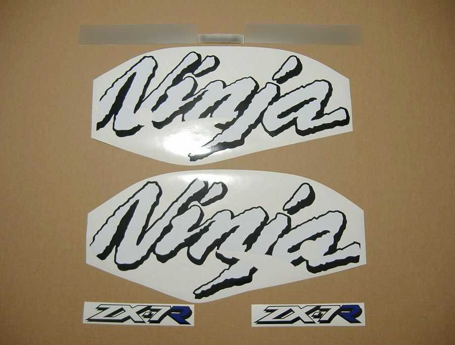 Стикери Kawasaki ZX7R Ninja лепенки кавазаки 750 зх7р zx-7r нинджа