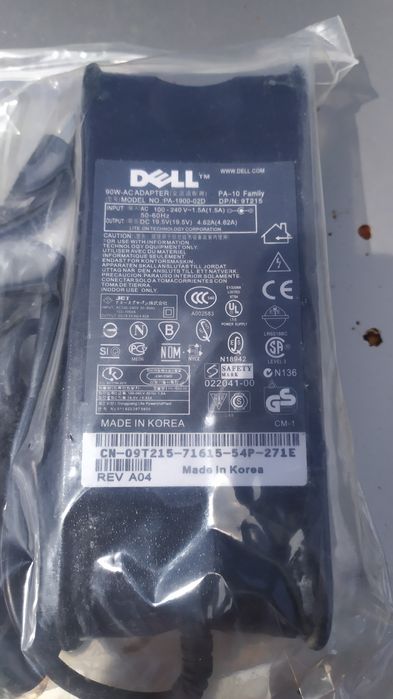 Блок питания, для ноутбука DELL