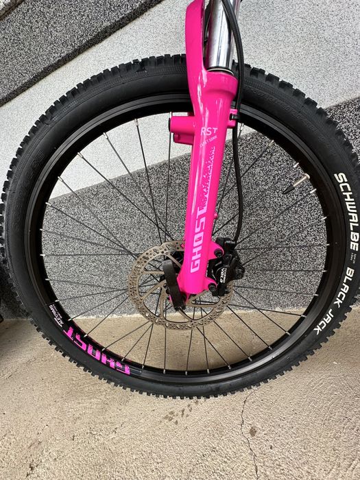 Bicicletă GHOST 24" - Frâne Hidraulice Mineral Oil, Schimbătoare Shimano, Furcă Sport