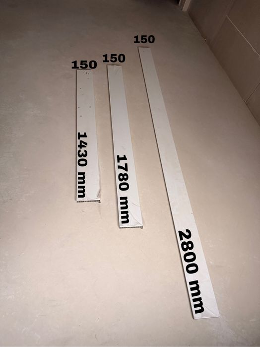 Pervaze de geam din PVC / plastic
