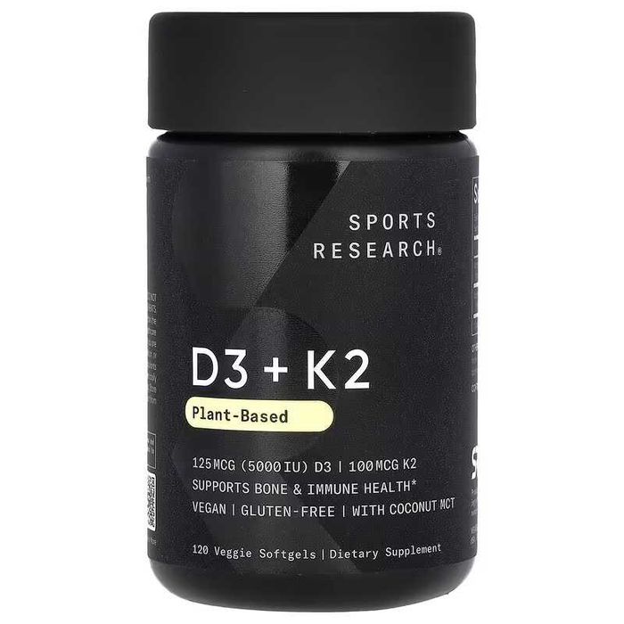 Sports Research D3 K2 Д3 К2 Витамины D3 + K2 D3+K2
