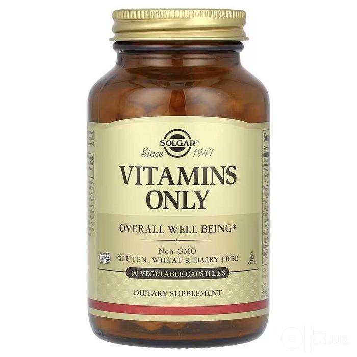Solgar Vitamins Only витамины 90 вегетарианских капсул