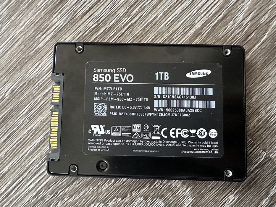 Samsung 850 evo 1tb