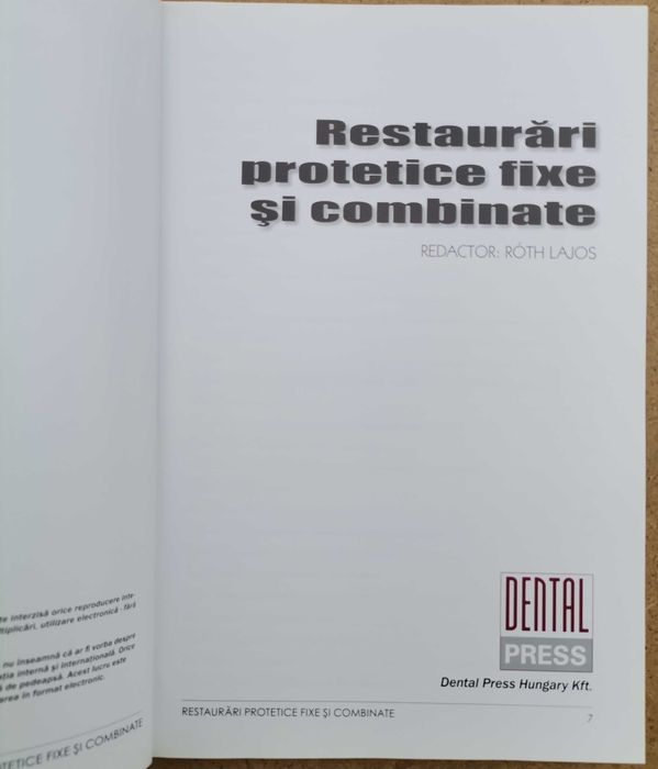 Roth Lajos Restaurari protetice fixe si combinate Dental Press Hungary Valea Lupului • OLX.ro