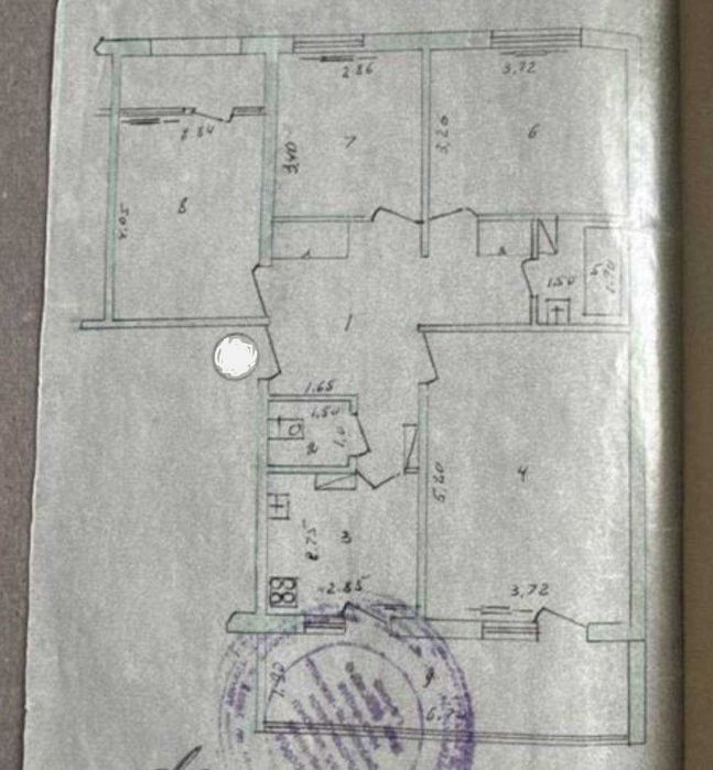 Квартира 4 комнатная Нукусская Улучшенка 97м2 Капитал Банк Госпитальны