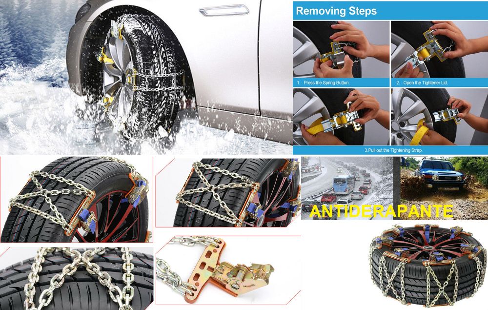 Antiderapante masina 3 modele pentru zapada, noroi, iarba! Noi!