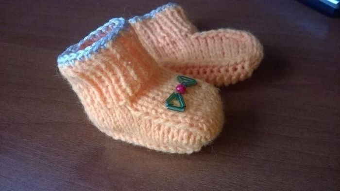пинетки вязаные для кукол