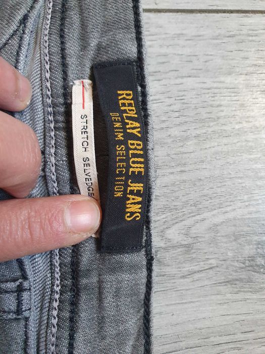 Blugi REPLAY "Grover" Stretch Selvedge - Marime W32 L32 (Talie 86 cm)