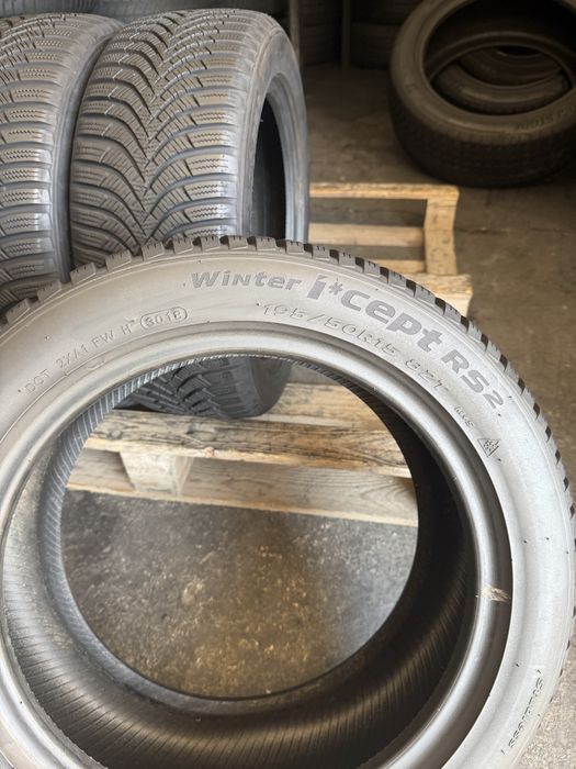 4 anvelope iarna 195/50/15 Hankook 7-8 mm!