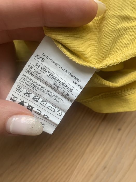 Детска блуза полувер за момиче benetton 3-4г. И подарък