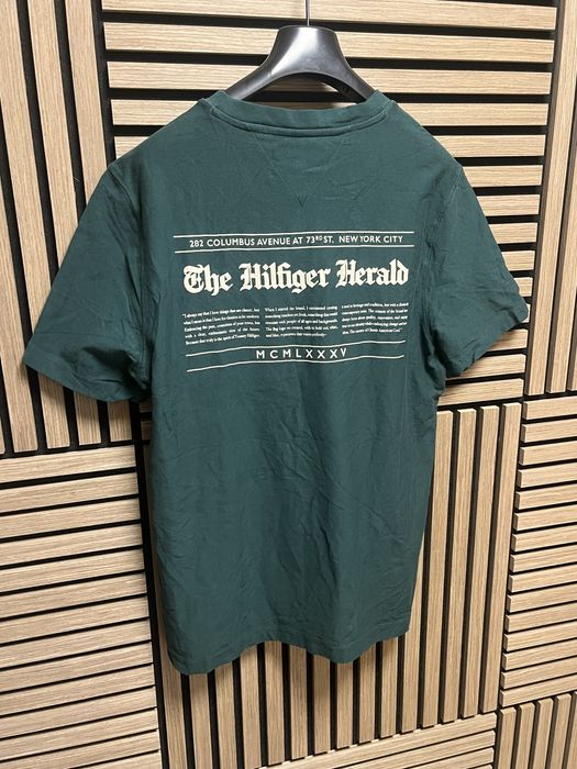 Tommy Hilfiger - Back Logo  Jersey Crew Neck T-Shirt  - НОВА размер Л / Оригинал