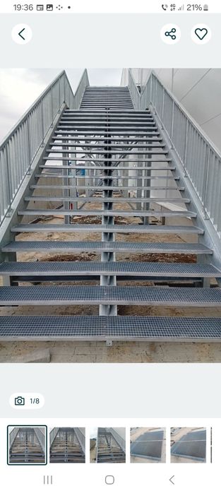Trepte zicate galvanizate livrăm la domiciliu