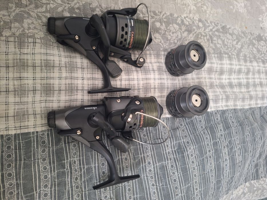 2X Combo Feeder Okuma - Lanseta Ceymar 3.60m 40-80g + Mulineta Carbonite CBF 140a - ca noi