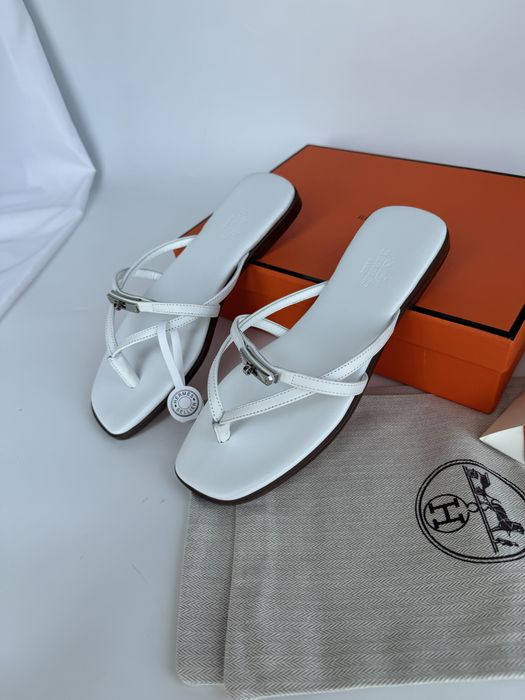 Papuci hermes sandale piele naturala