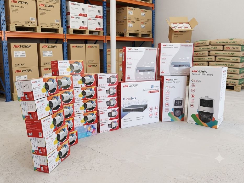 Камераларни ўрнатиш хизмати Hikvision курулмаларини Сифатли Монтаж