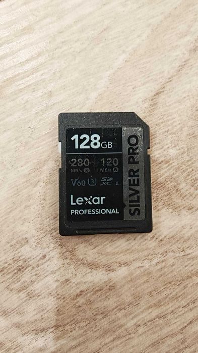 Lexar Professional 128GB Silver Pro V60 SDXC II