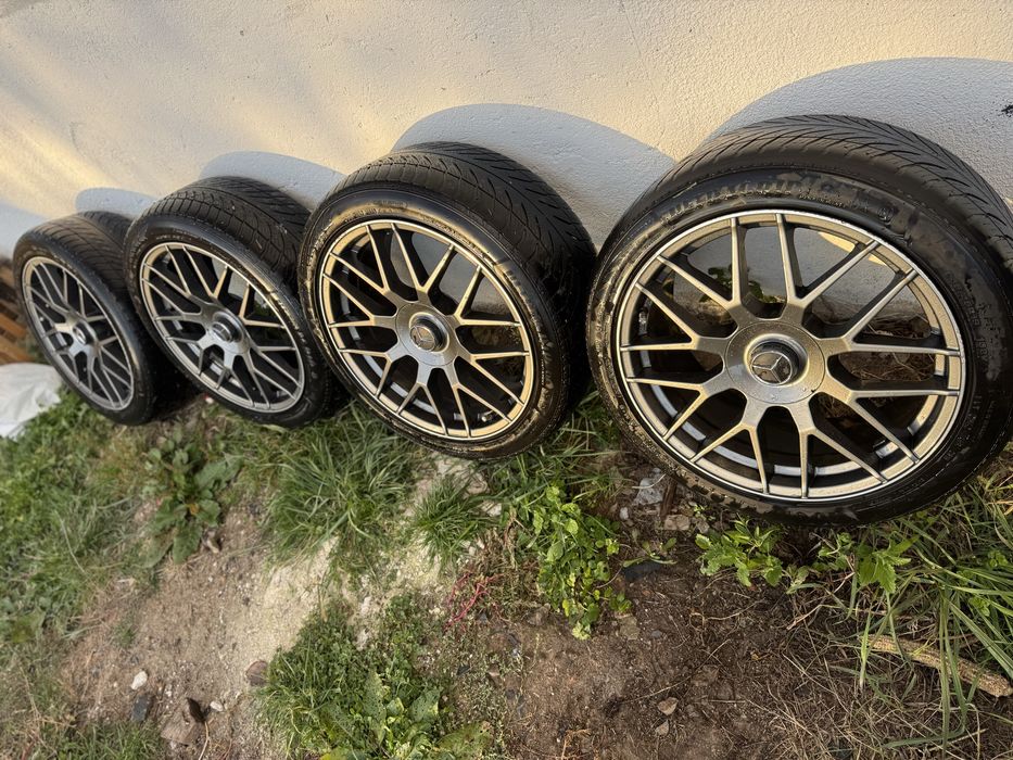 Jante R19+ anvelope mercedes iarna cu center lock