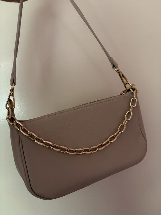 Дамско чанта с естествена кожа