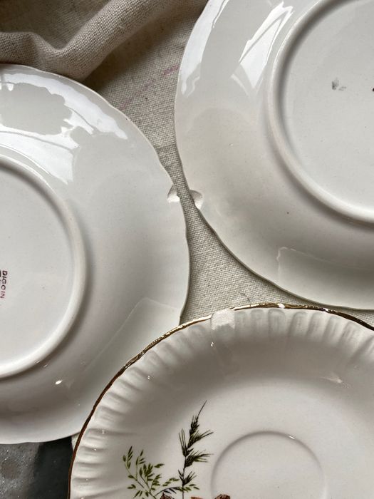 Set cafea vinatge francez Digoin Sarreguemines – colecția Bergame